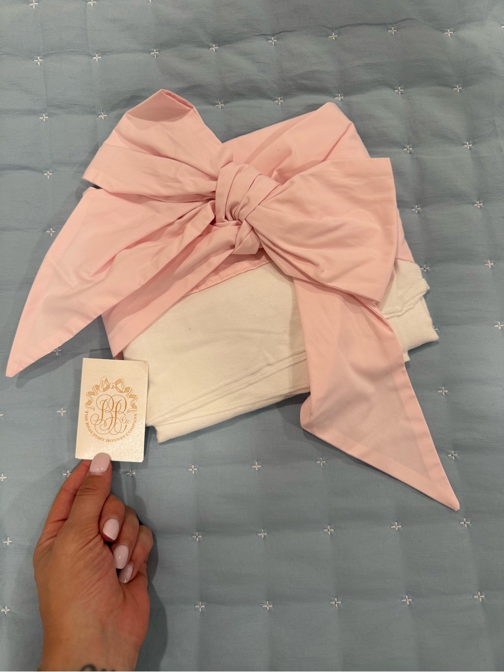 The Beaufort Bonnet Bow Swaddle